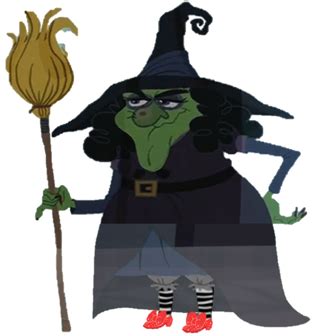 Nasty witch from the east in the wizard of oz